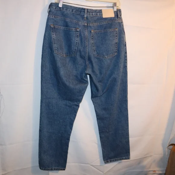 Everlane The Original Cheeky Jeans Cropped Size 29 X 27 Vintage Wash - Picture 6 of 10